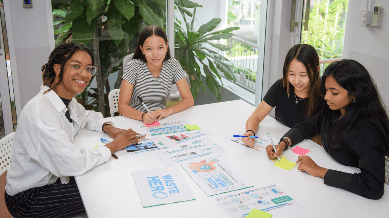 A circular economy education campaign providing free zero waste resources to +750,000 students globally